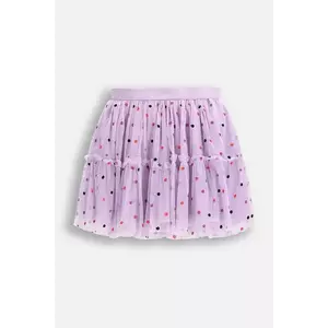 Coccodrillo fustă culoarea violet, mini, evazati, REBEL GIRL KIDS imagine