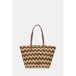 Missoni poșetă Big Tote Raffia culoarea bej, MI10065R imagine