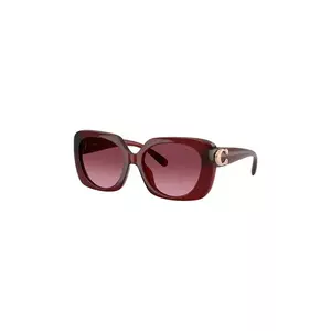 Coach ochelari de soare culoarea bordo, 0HC8422U imagine