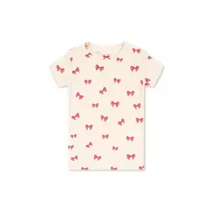 Konges Sløjd tricou MINNIE TEE GOTS culoarea bej, KS103151 imagine