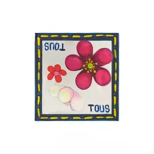 Tous eșarfă de mătase TEXTIL culoarea bleumarin, cu imprimeu, 2002203433 imagine