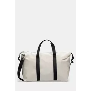 Rains geantă Hilo Weekend Bag W3 culoarea bej, 14200.103 imagine