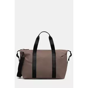 Rains geantă Hilo Weekend Bag Small W3 culoarea maro, 14220.110 imagine