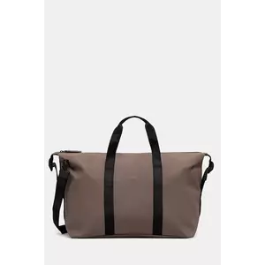 Rains geantă Hilo Weekend Bag W3 culoarea maro, 14200.110 imagine