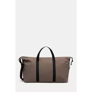 Rains geantă Hilo Weekend Bag Large W3 culoarea maro, 14210.110 imagine