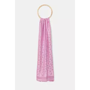 Coach eșarfă din amestec de lână culoarea violet, cu imprimeu, 29CO100562 imagine