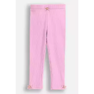Coccodrillo colanți culoarea roz, uni, MAXITROPIC GIRL NEWBORN imagine