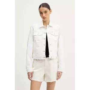 Tommy Jeans geacă din denim culoarea bej, de tranzitie, DW0DW20121 imagine