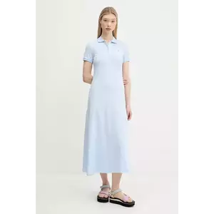 Tommy Jeans rochie midi, evazati, DW0DW20383 imagine