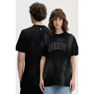 Barrow tricou din bumbac culoarea negru, cu imprimeu, S5BWUATH045 imagine