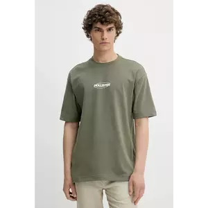 Hollister Co. tricou culoarea verde, cu imprimeu, KI323-5272 imagine