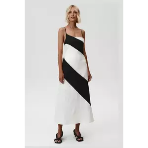 Undress Code rochie din in Amalfi Dress midi, drept, 896 imagine