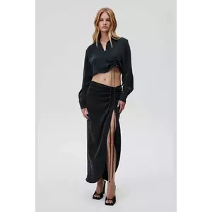 Undress Code fustă Rhea Skirt culoarea negru, maxi, drept, 765 imagine