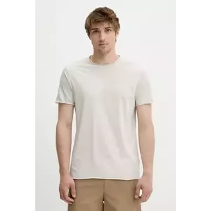 Filippa K tricou din bumbac culoarea bej, uni, 28474 imagine