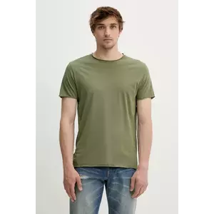 Filippa K tricou din bumbac culoarea bej, uni, 28474 imagine