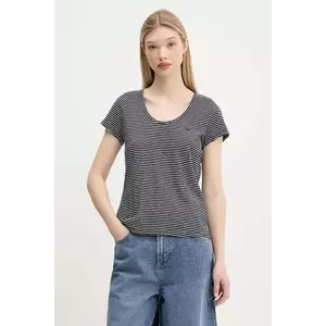 Superdry tricou culoarea bleumarin, W1011381A-F1Q imagine