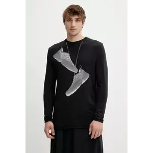 MM6 Maison Margiela longsleeve culoarea negru, cu imprimeu, SH0GC0052.M20101 imagine