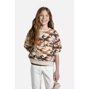 Coccodrillo bluză culoarea bej, NOSTALGIC MEADOW GIRL JUNIOR imagine