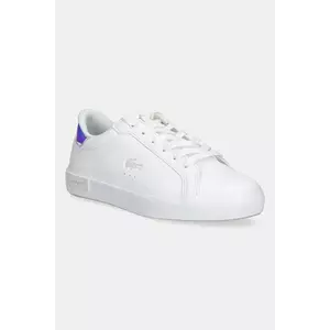 Lacoste sneakers pentru copii culoarea alb, 47SUJ0013 imagine
