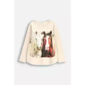 Coccodrillo tricou culoarea bej, NOSTALGIC MEADOW GIRL JUNIOR imagine
