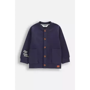 Coccodrillo bluză culoarea bleumarin, SAGE TIME BOY NEWBORN imagine