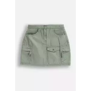 Coccodrillo fustă culoarea verde, mini, drept, DREAM DIARIES GIRL JUNIOR imagine