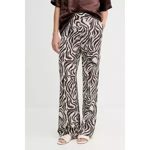 Joop! pantaloni culoarea bej, lat, high waist, 30042890 imagine