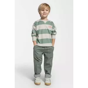 Coccodrillo pantaloni culoarea verde, SAGE TIME BOY KIDS imagine