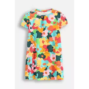 Coccodrillo rochie culoarea verde, midi, drept, MAXITROPIC GIRL KIDS imagine