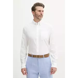 United Colors of Benetton cămașă culoarea alb, cu guler button-down, regular, 5KFHUQ05R imagine
