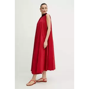 Liviana Conti rochie culoarea rosu, midi, oversize, L5SK27 imagine