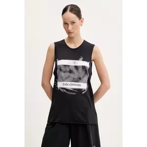 MM6 Maison Margiela top culoarea negru, S52NL0071.M20101 imagine
