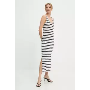 Answear Lab rochie culoarea alb, maxi, mulata imagine