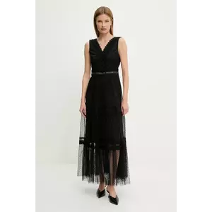 Answear Lab rochie culoarea negru, maxi, evazati imagine