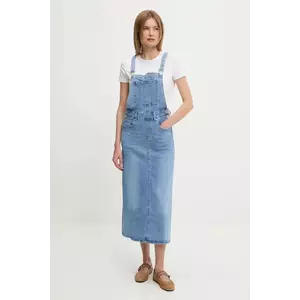 Answear Lab rochie jeans midi, drept imagine