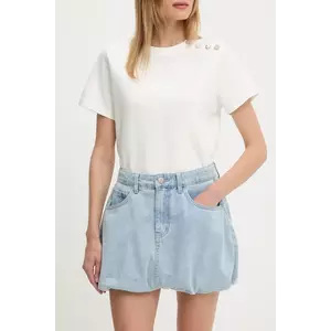 Answear Lab fusta din bumbac denim mini, evazati imagine
