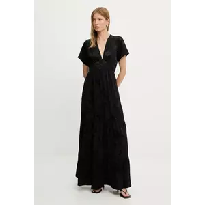 Answear Lab rochie culoarea negru, maxi, evazati imagine