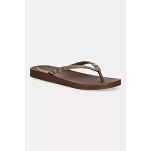 Ipanema șlapi MESH IX FEM culoarea maro, cu toc plat, 83651-BB810 imagine
