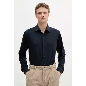 Eton cămașă culoarea bleumarin, cu guler clasic, slim, 100011776 imagine
