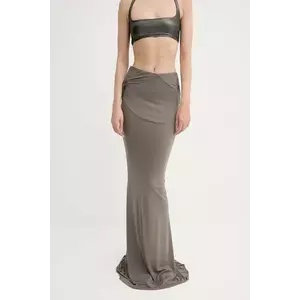 Rick Owens Lilies fustă culoarea verde, maxi, creion, LI01E4312RV imagine