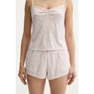 Hollister Co. pantaloni scurți de pijama culoarea bej, KI346-5036 imagine
