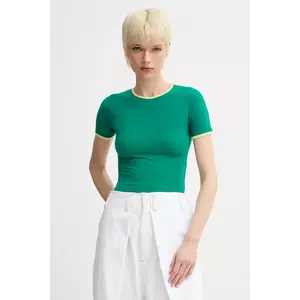 Sunnei tricou culoarea verde, PRTWWJER009 imagine