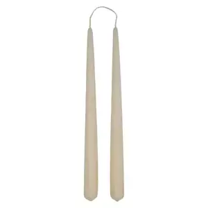 OYOY lumânare decorativă Fukai Candles M 2-pack culoarea bej imagine