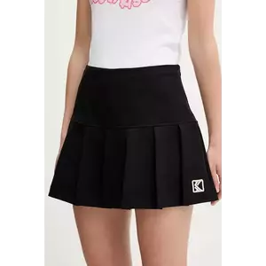 Karl Kani fustă culoarea negru, mini, evazati, 61610030 imagine