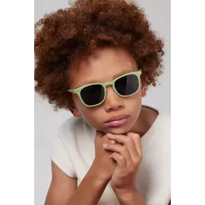 IZIPIZI ochelari de soare IZIPIZI JUNIOR SUN #e Pear culoarea verde, #e imagine