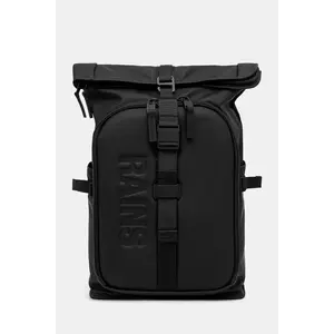 Rains rucsac Texel Moulded Backpack W3 culoarea negru, mare, uni, 13430.01 imagine