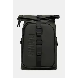 Rains rucsac Texel Moulded Backpack W3 culoarea verde, mare, uni, 13430.03 imagine