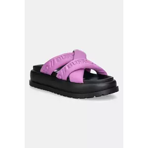 Buffalo papuci Palma Cross culoarea violet, cu platforma, 1602279-PUR imagine
