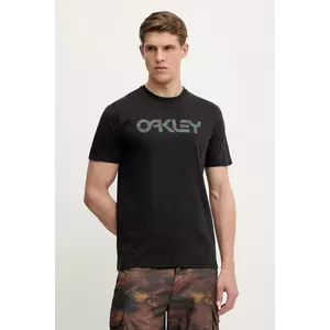 Oakley tricou din bumbac MARK II culoarea negru, cu imprimeu, FOA404011 imagine