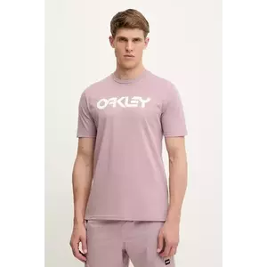 Oakley tricou din bumbac MARK II culoarea roz, cu imprimeu, FOA404011 imagine
